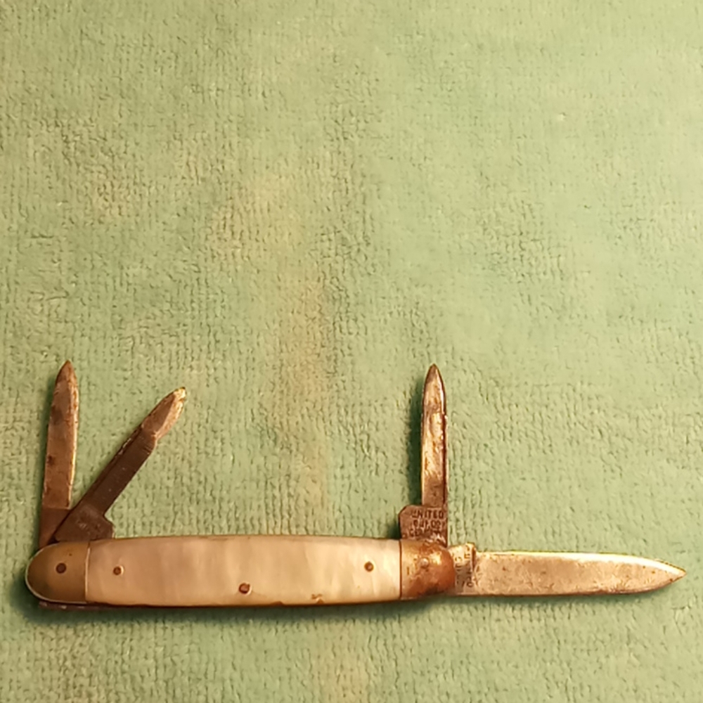 Antique mother pear knife